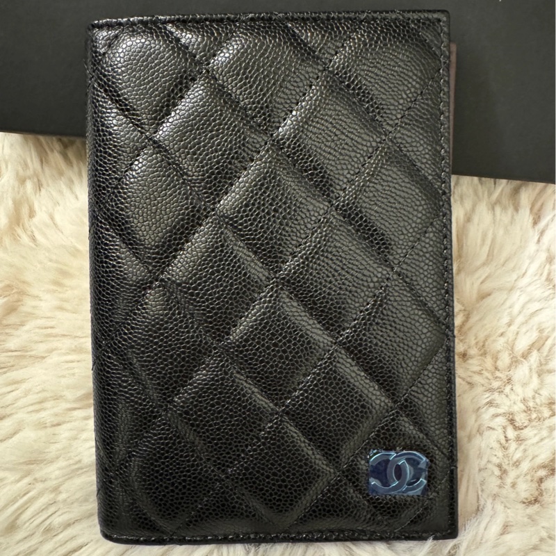 ➗台灣出 全新香奈兒護照夾 香奈兒卡包 (金釦)-6
