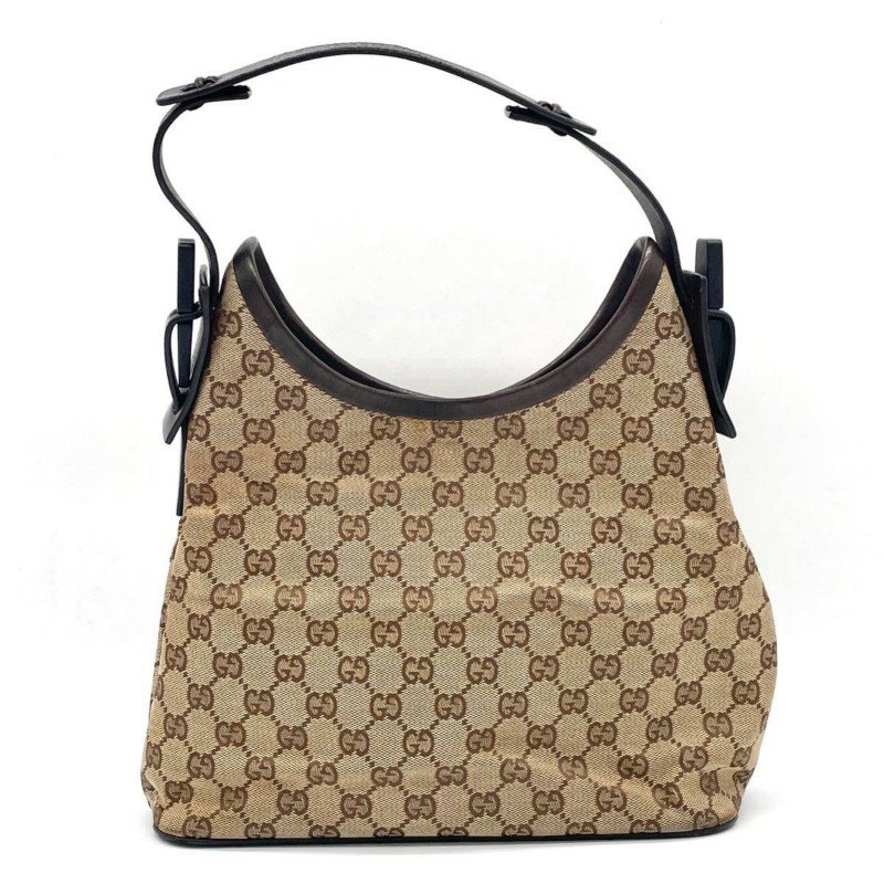 復古GUCCI GG 側肩包-3