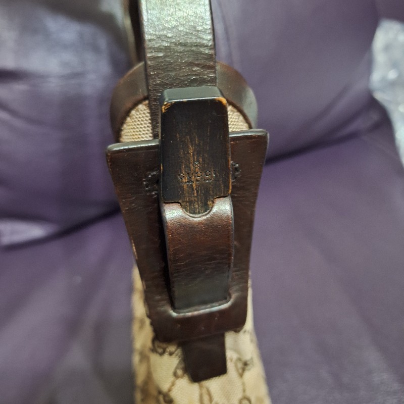 復古GUCCI GG 側肩包-12