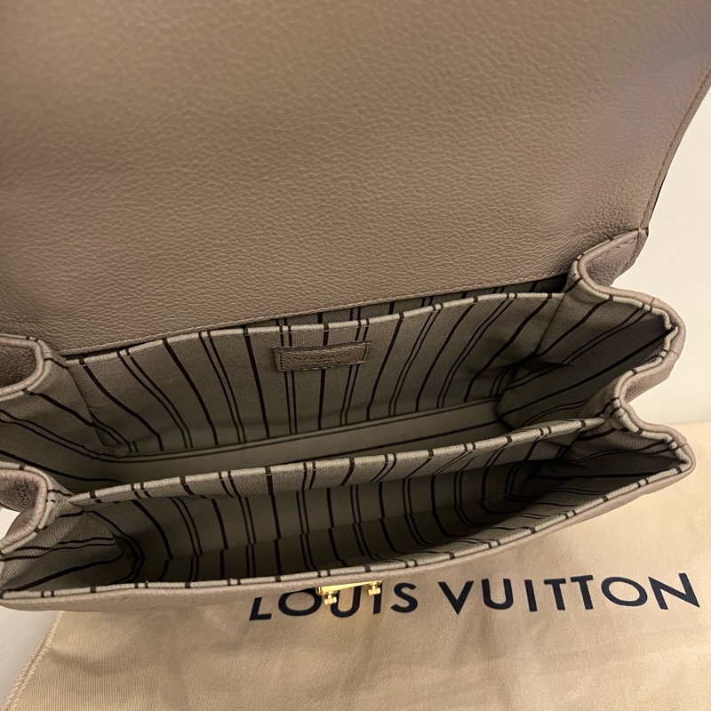 LV 郵差包Pochette Métis 米色皮革款-3