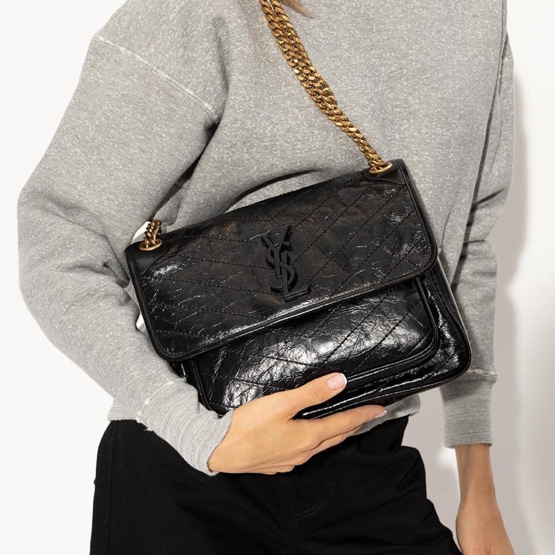 YSL NIKI 中號 金鏈肩包-0