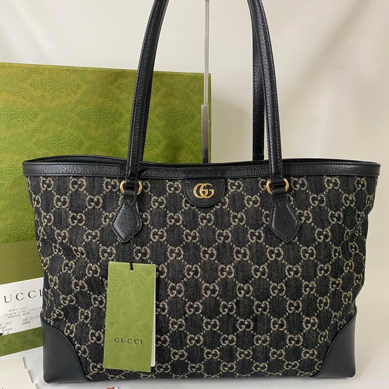 GUCCI 丹寧牛仔托特包-2