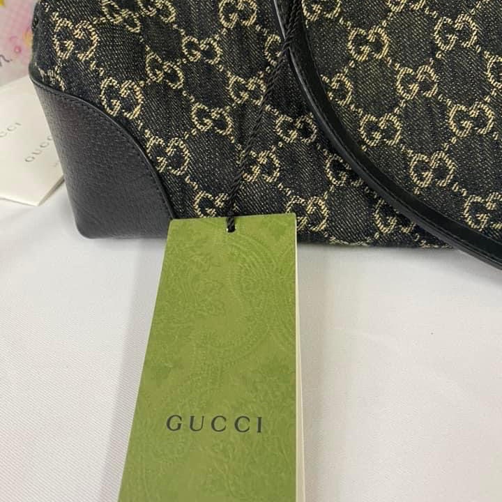 GUCCI 丹寧牛仔托特包-4