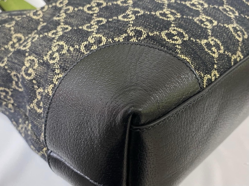GUCCI 丹寧牛仔托特包-13