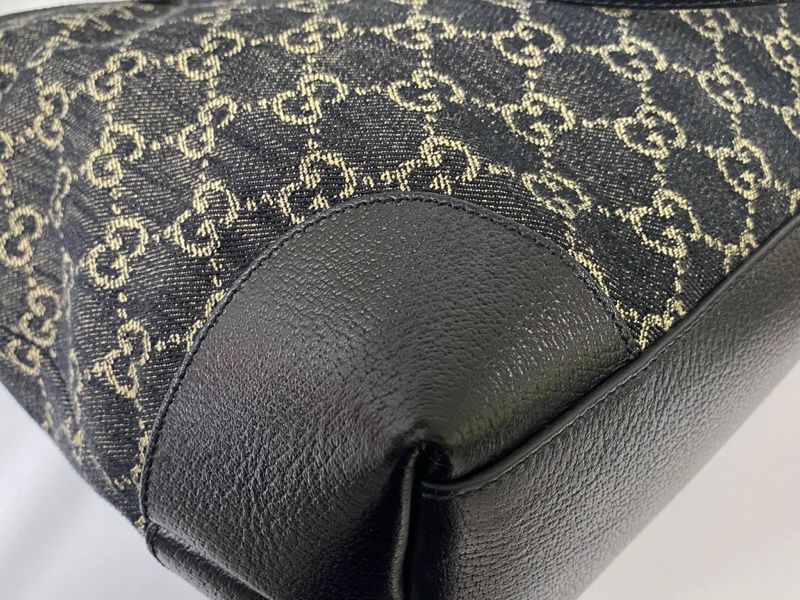 GUCCI 丹寧牛仔托特包-15