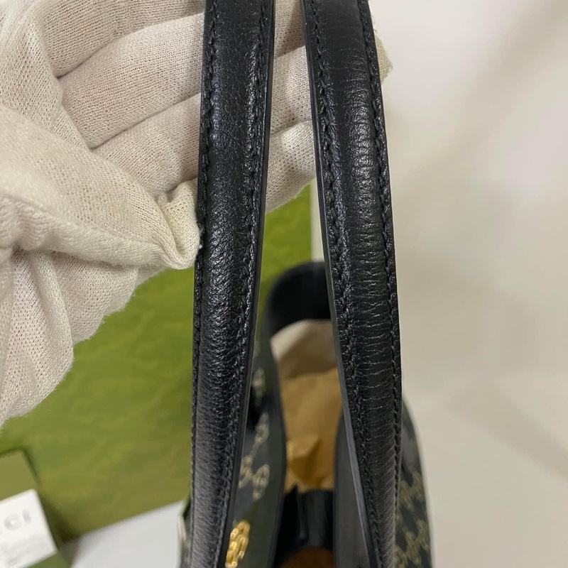 GUCCI 丹寧牛仔托特包-18
