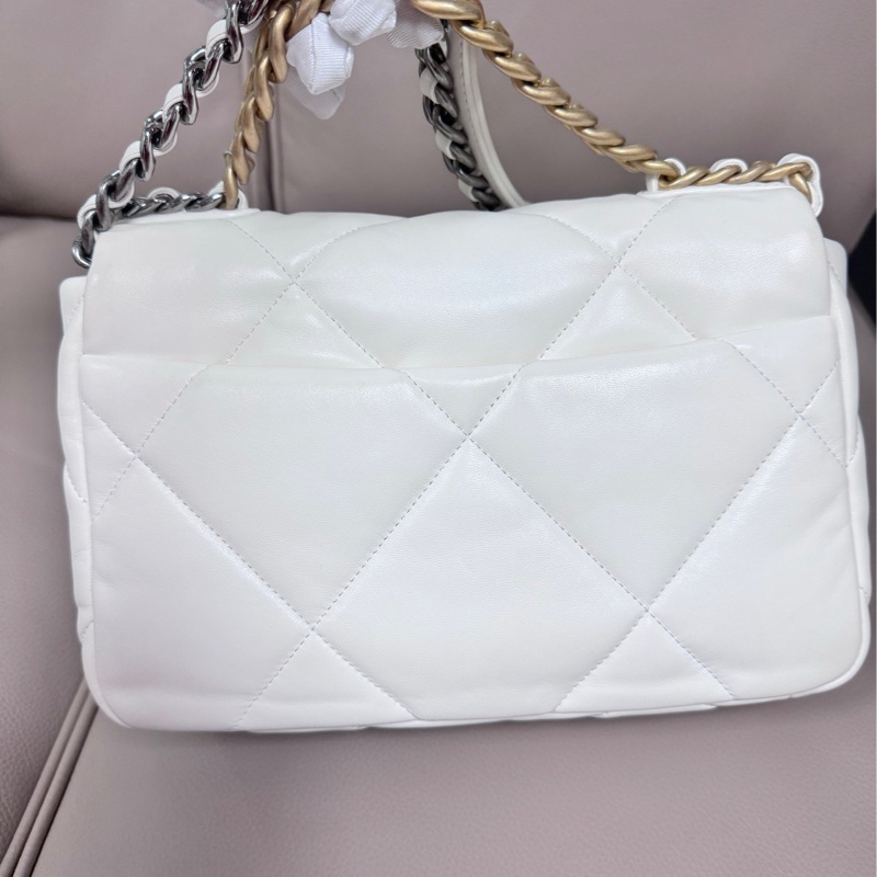 Chanel 19 bag 白色-3