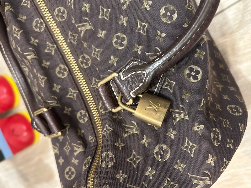 LV Louis Vuitton speedy30 Denim 丹寧包 9.99成新-2