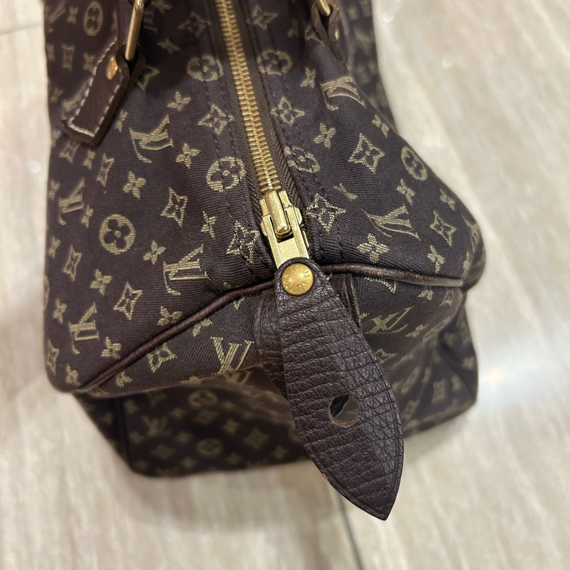 LV Louis Vuitton speedy30 Denim 丹寧包 9.99成新-4