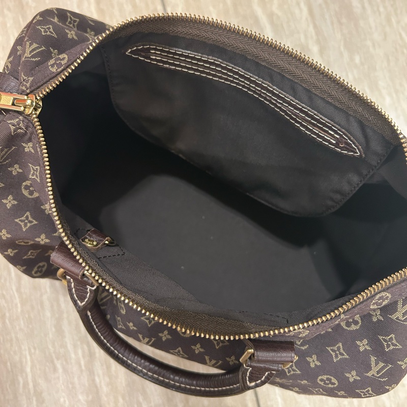 LV Louis Vuitton speedy30 Denim 丹寧包 9.99成新-5