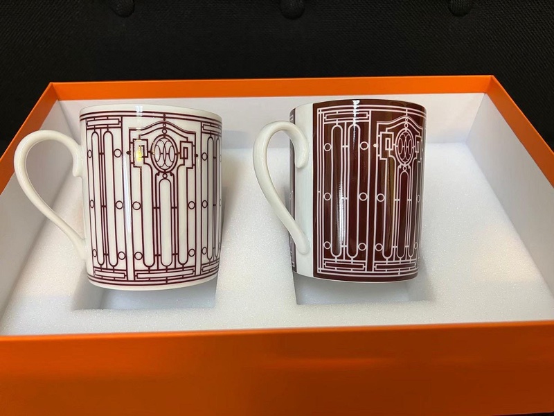 Hermes 愛馬仕 H Deco 馬克杯對杯（全新禮盒包裝）-3