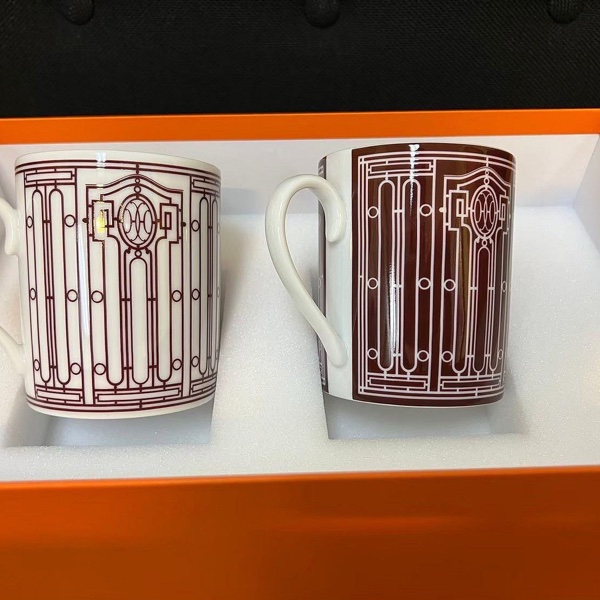 Hermes 愛馬仕 H Deco 馬克杯對杯（全新禮盒包裝）-5