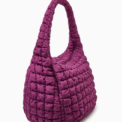 COS雲朵包最大號當季紫色 日本購入有購證-3