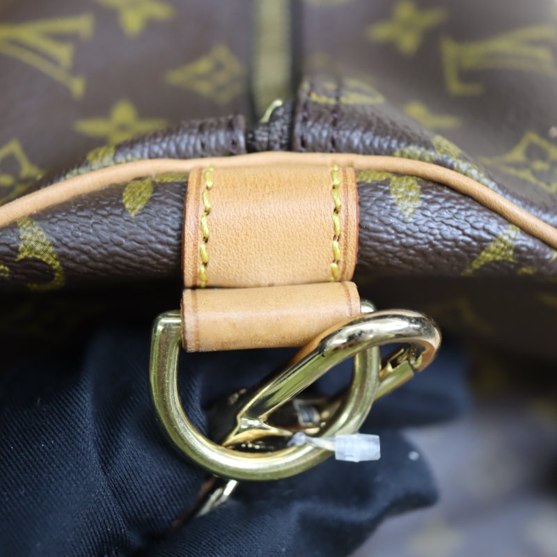 LOUIS VUITTON LV 路易威登 #726 KEEPALL 50 原花 老花 字紋 手提包 健身包 行李袋 旅行袋M41416 二手-11