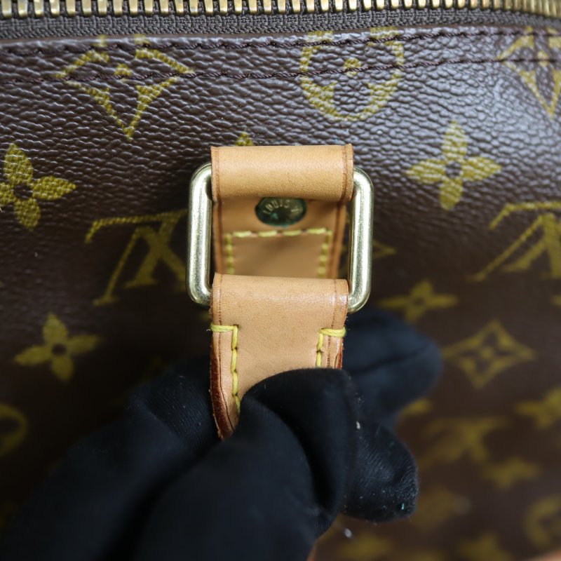 LOUIS VUITTON LV 路易威登 #726 KEEPALL 50 原花 老花 字紋 手提包 健身包 行李袋 旅行袋M41416 二手-15