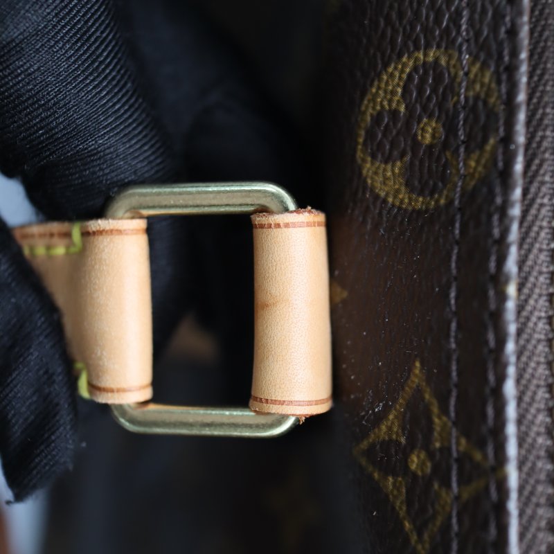 LOUIS VUITTON LV 路易威登 #1630 KEEPALL 45 原花 老花 字紋 手提包 健身包 行李袋 旅行袋M41428 二手-14