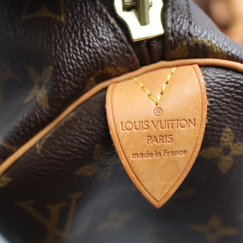 LOUIS VUITTON LV 路易威登 #1630 KEEPALL 45 原花 老花 字紋 手提包 健身包 行李袋 旅行袋M41428 二手-19