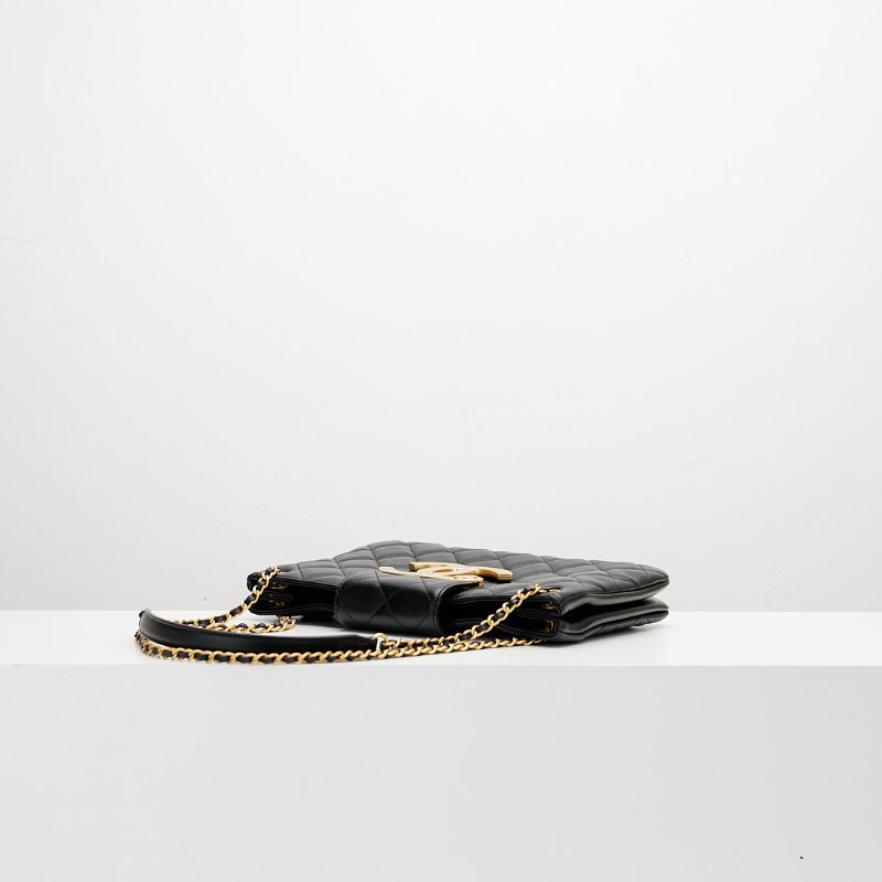 Chanel 24C 大logo法棍鍊條包-5