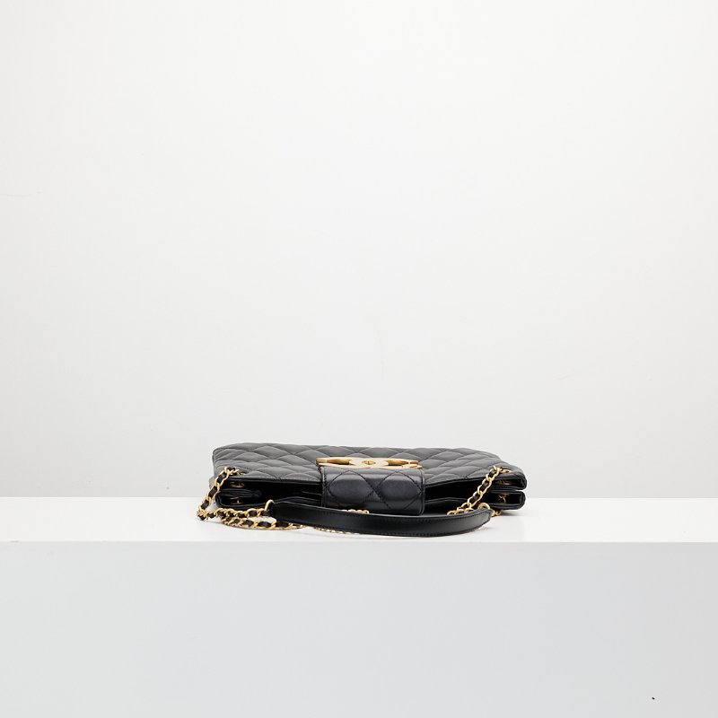 Chanel 24C 大logo法棍鍊條包-6