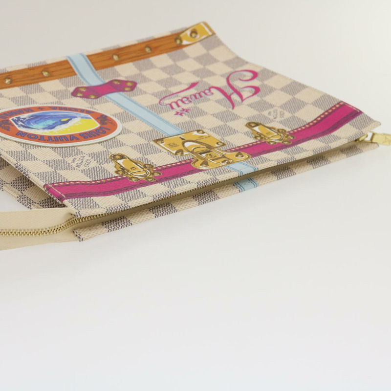 【日本直送】路易威登 Damier Azur Poche 廁所 26 袋 M41438 LV 正品 ak181A-4