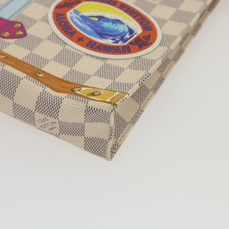 【日本直送】路易威登 Damier Azur Poche 廁所 26 袋 M41438 LV 正品 ak181A-6