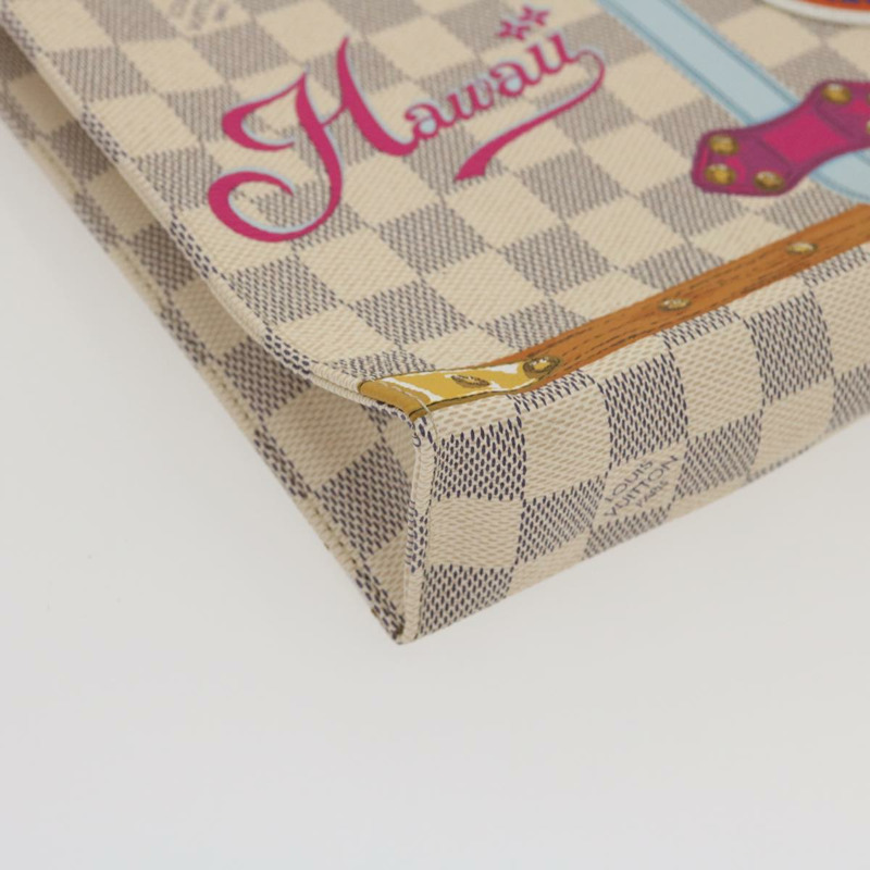 【日本直送】路易威登 Damier Azur Poche 廁所 26 袋 M41438 LV 正品 ak181A-13