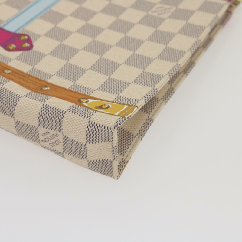 【日本直送】路易威登 Damier Azur Poche 廁所 26 袋 M41438 LV 正品 ak181A-14