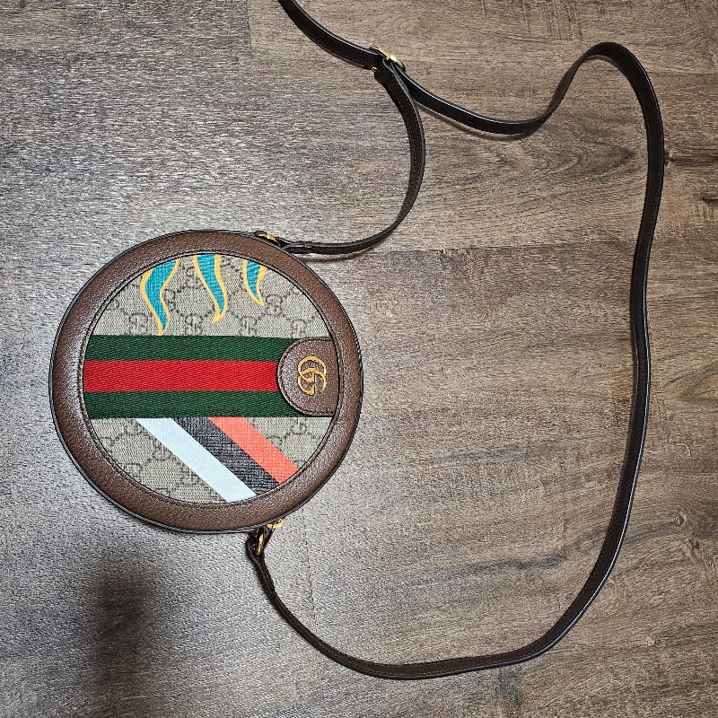 已售出 Gucci圓餅包 100周年紀念款-0