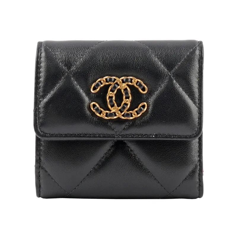 Chanel 香奈兒 全新 19 短夾-0