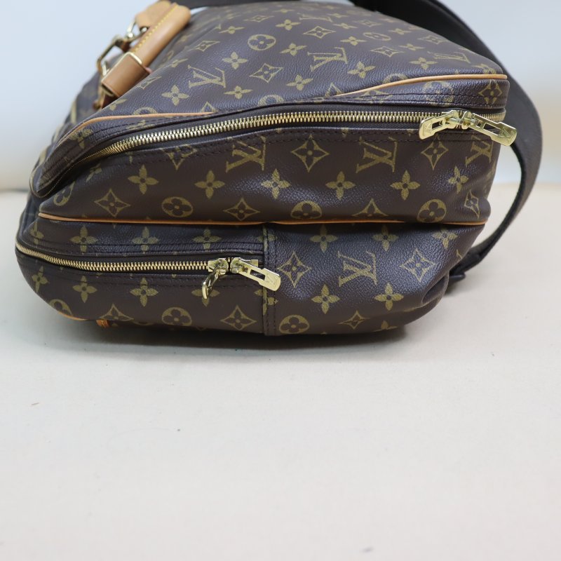 LV 原花老花 #1687大款大珍包旅行袋行李箱登機箱 Alize 24Heures Boston Travel Bag M41399 二手-2