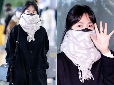 （缺貨款🎁）Fendi羊絨圍巾灰色 宋慧喬款（已賣出-4