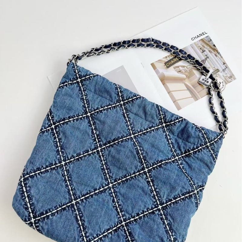 Chanel 購物包 香奈兒 24P  22bag 牛仔包-1