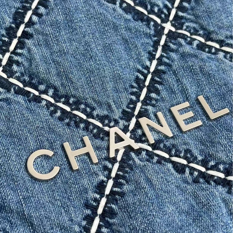 Chanel 購物包 香奈兒 24P  22bag 牛仔包-2