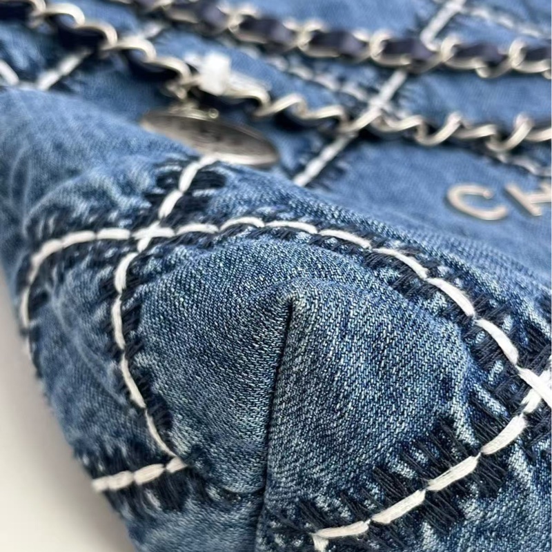 Chanel 購物包 香奈兒 24P  22bag 牛仔包-9