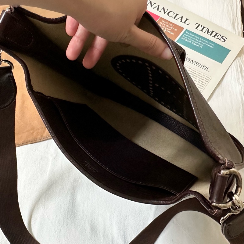 🔥稀有拼色款釋出🔥 #Hermes #伊芙琳 #Evelyne 29 烏木色 x 深棕色-10