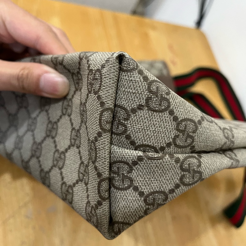 Gucci老花 托特包 中古版～-9