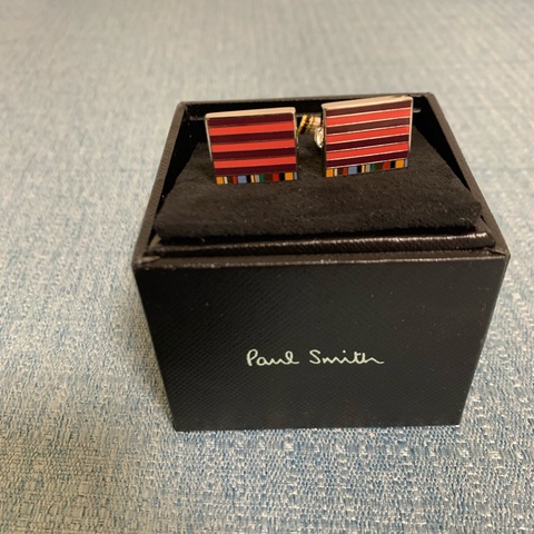 paul smith 袖扣 條紋
