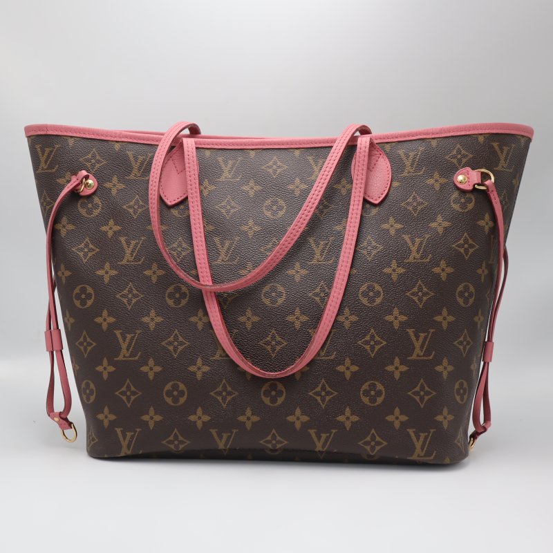LOUIS VUITTON LV 路易威登 #2403 Neverfull MM Flower M40939 二手-1