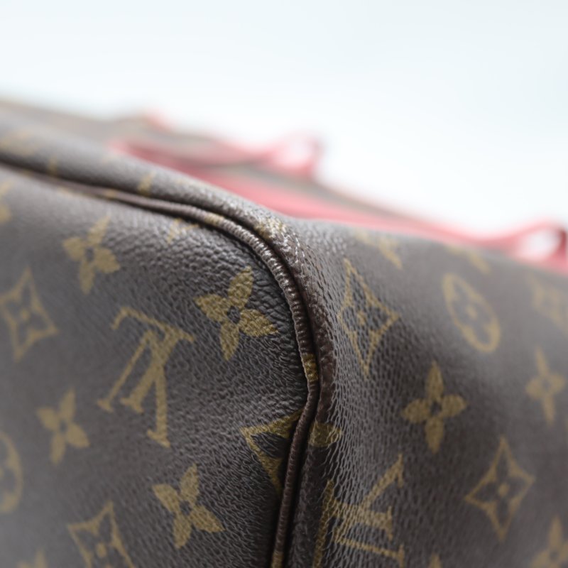 LOUIS VUITTON LV 路易威登 #2403 Neverfull MM Flower M40939 二手-6