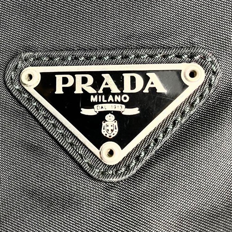 ⁺⊹古董精品⊹⁺┇PRADA 黑金三角通勤包單肩包✦-5