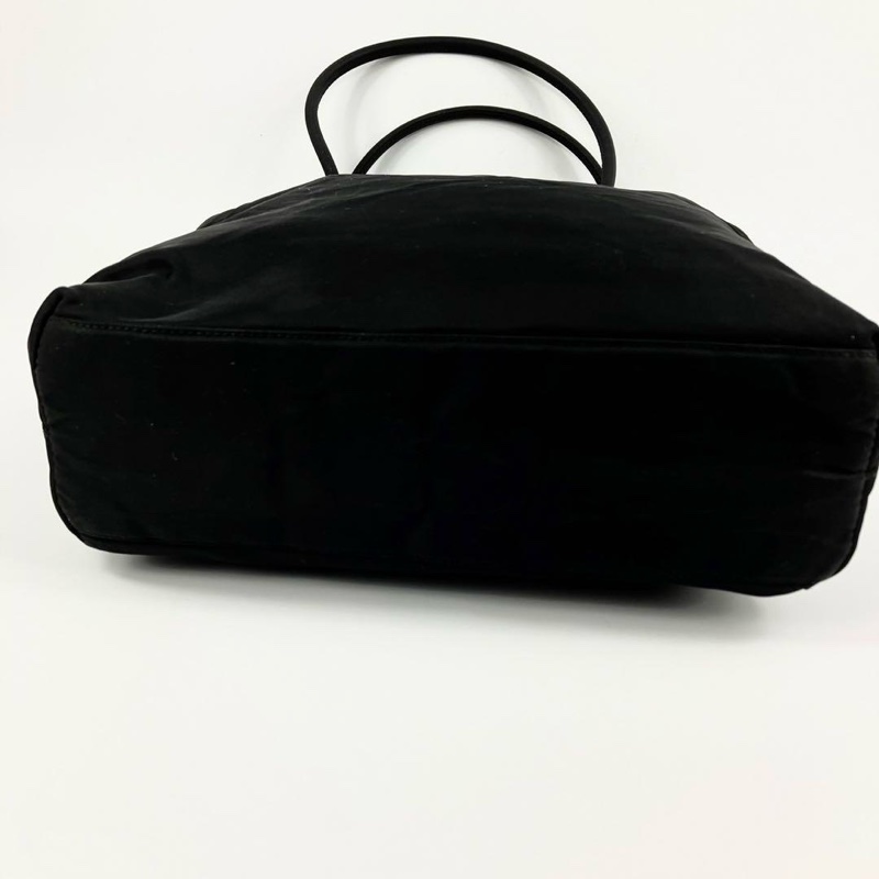 ⁺⊹古董精品⊹⁺┇PRADA 黑金三角通勤包單肩包✦-7