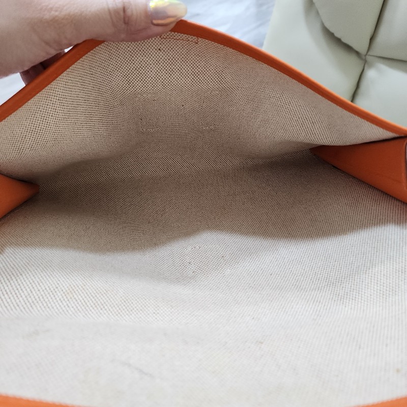 HERMÈS
Vintage Jige 29 Clutch 愛馬仕 古董包 經典橙色 手拿包 方框D刻-7