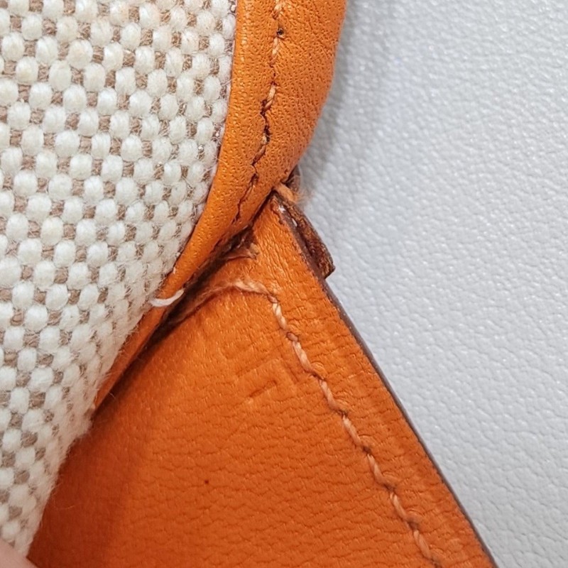 HERMÈS
Vintage Jige 29 Clutch 愛馬仕 古董包 經典橙色 手拿包 方框D刻-15