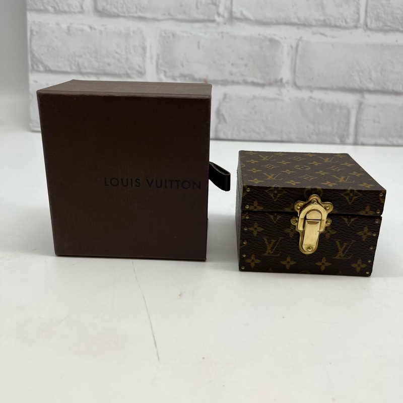 LOUIS VUITTON LV 原花迷你珠寶首飾盒 M21010-1