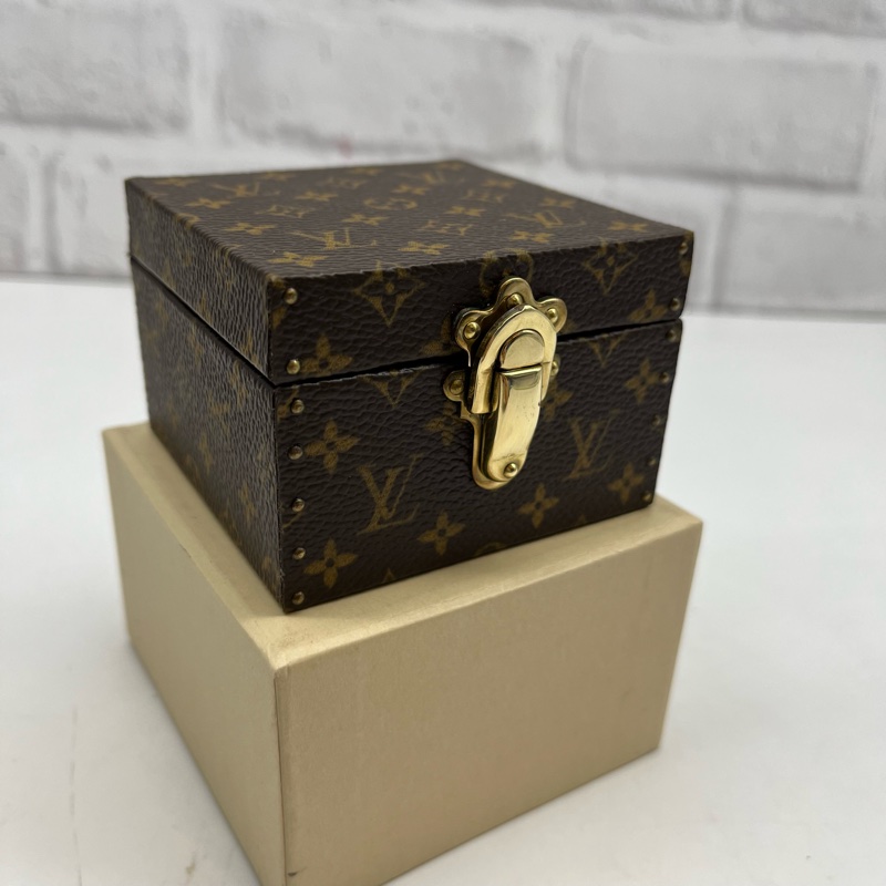 LOUIS VUITTON LV 原花迷你珠寶首飾盒 M21010-3