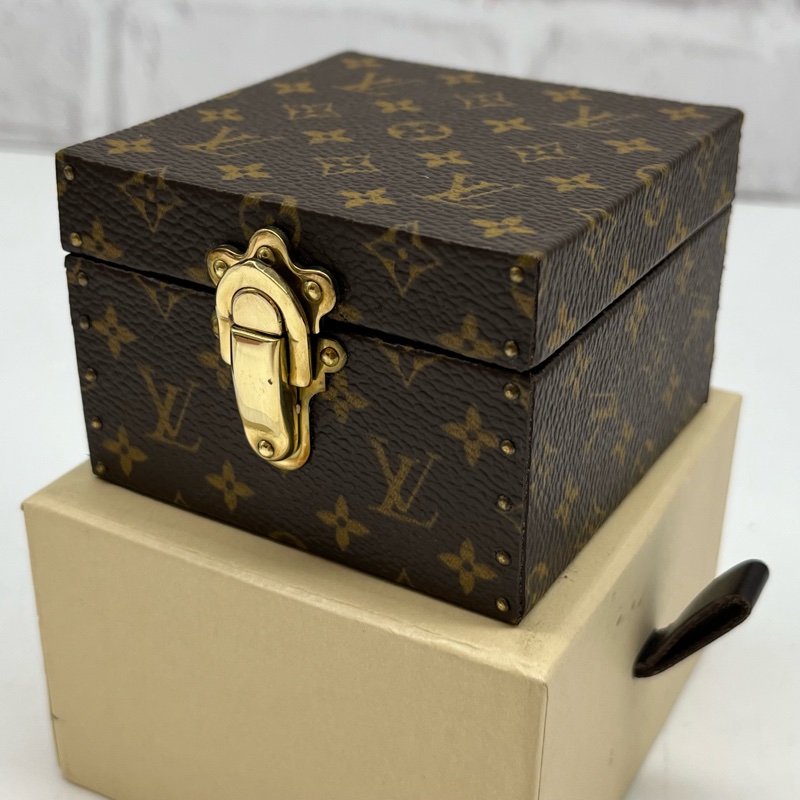 LOUIS VUITTON LV 原花迷你珠寶首飾盒 M21010-4
