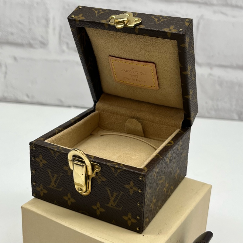 LOUIS VUITTON LV 原花迷你珠寶首飾盒 M21010-6