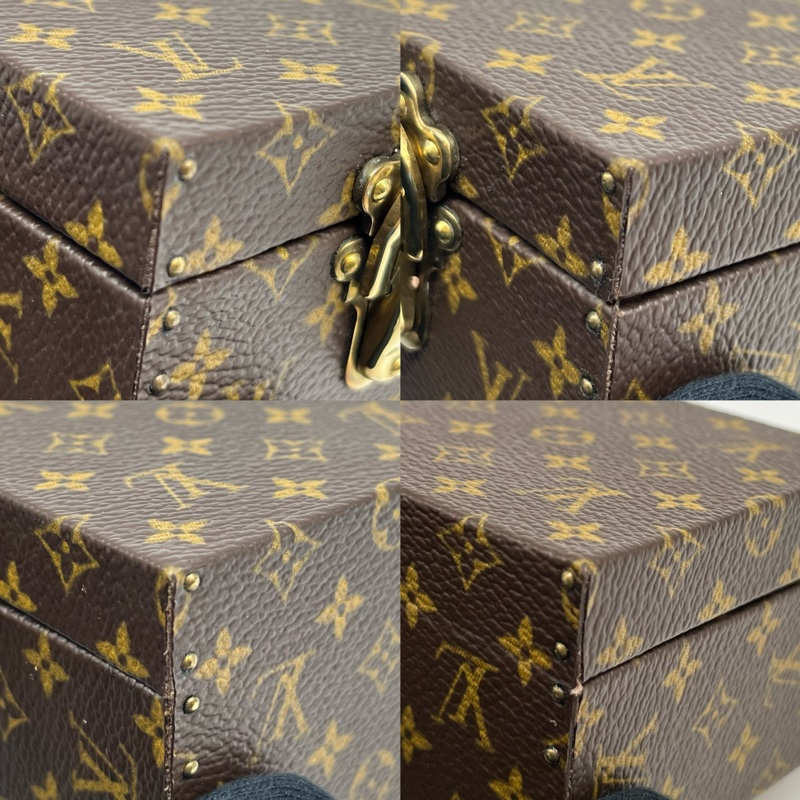 LOUIS VUITTON LV 原花迷你珠寶首飾盒 M21010-17