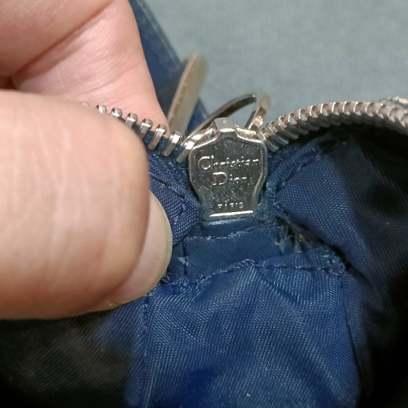 Dior vintage 老花大D扣腋下包-16