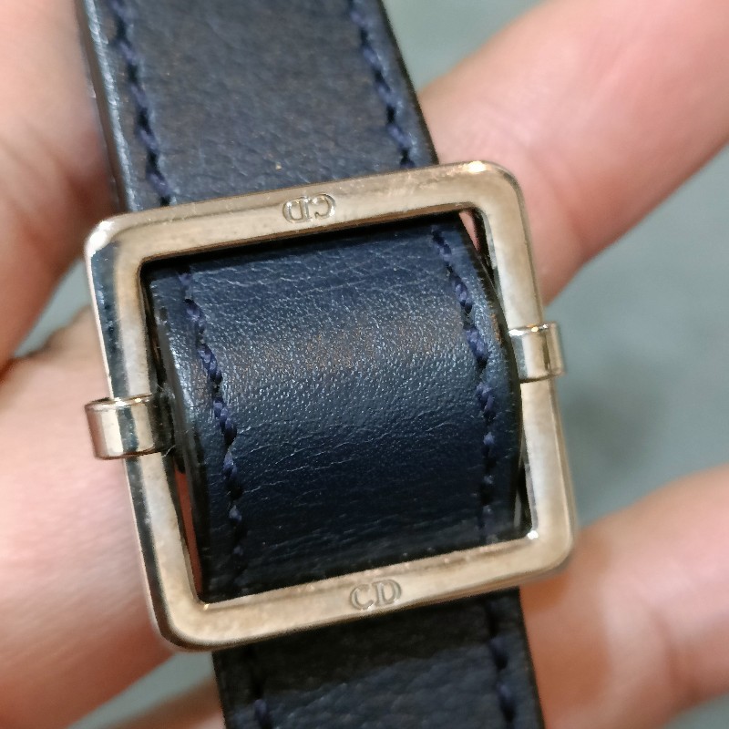 Dior vintage 老花大D扣腋下包-17